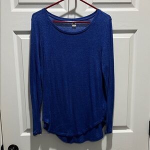 Old Navy Women's Royal Blue Long Sleeve Tee